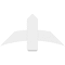 Ekena Millwork Bellingham Architectural Grade PVC Gable Bracket, 36"W x 18"H x 2"D x 6"F, 12/12 Pitch GBP036X18X0206BEL00 - alternate 5
